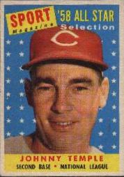 1958 Topps      478     Johnny Temple AS UER
